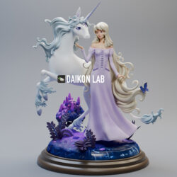 Last Unicorn & Amalthea Statue & Garage Kit by Daikon Lab
